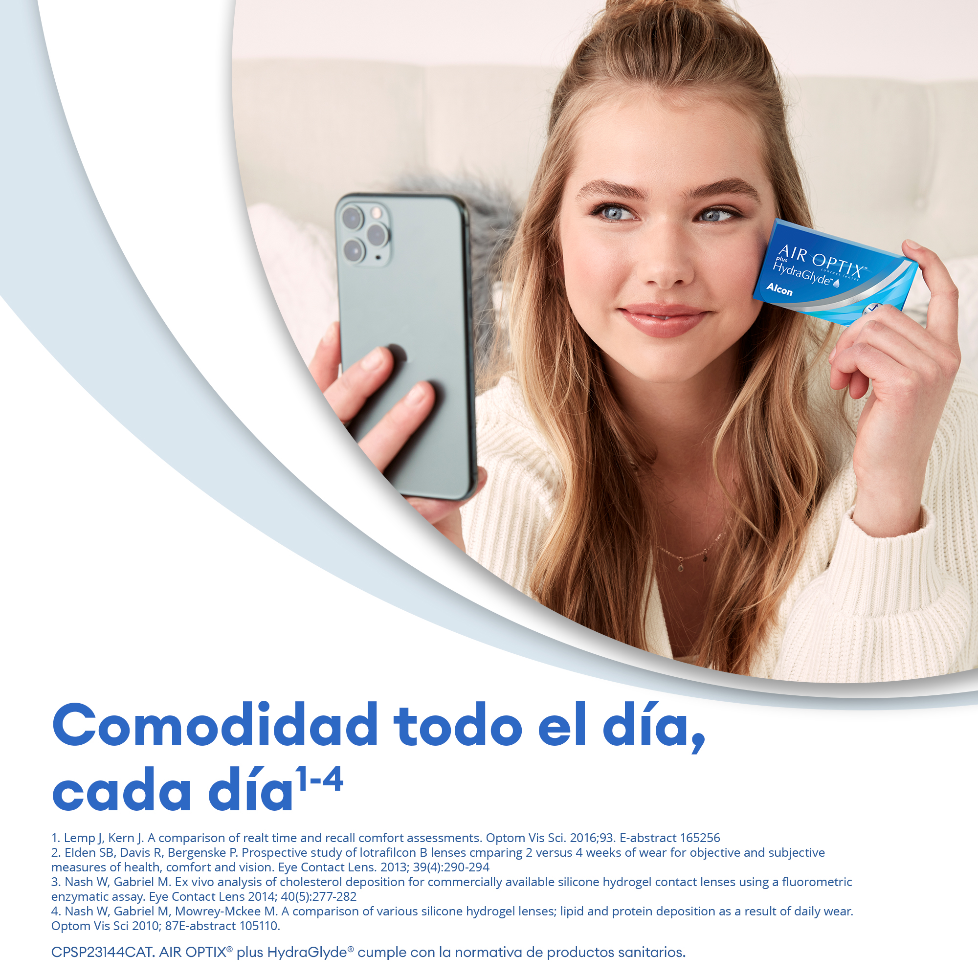  Air Optix plus Hydraglyde